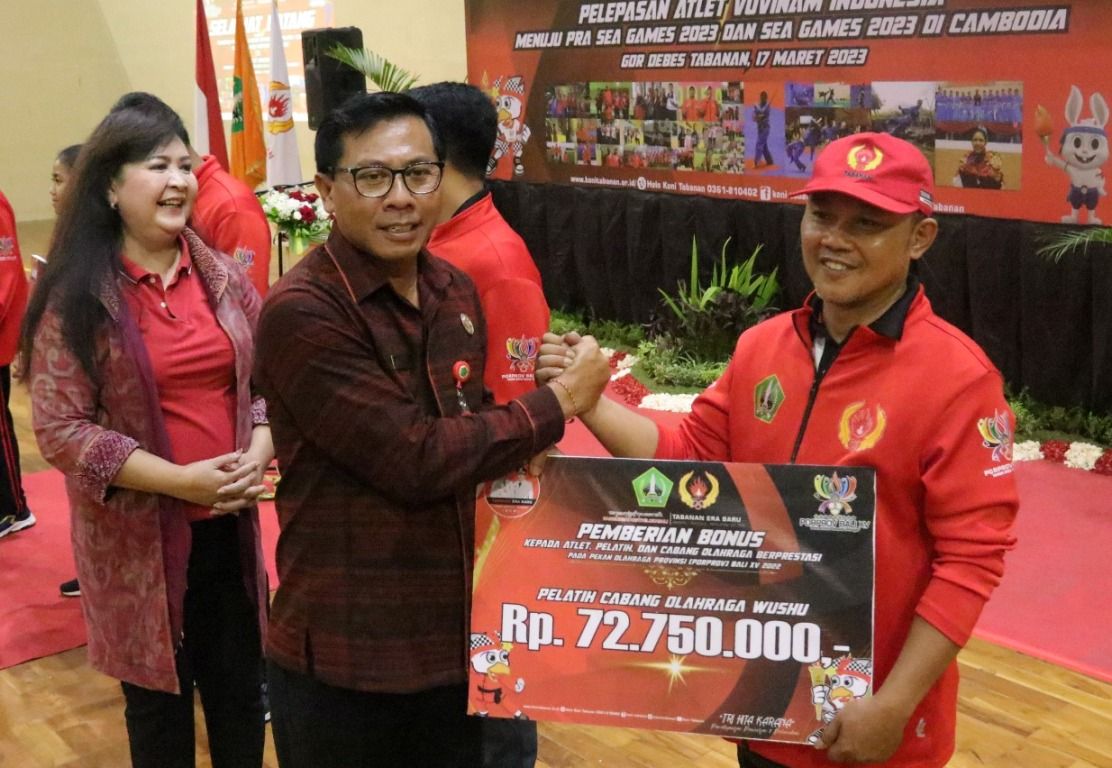 podiumnews.com-Atlet Tabanan Berprestasi di Porprov Terima Bonus